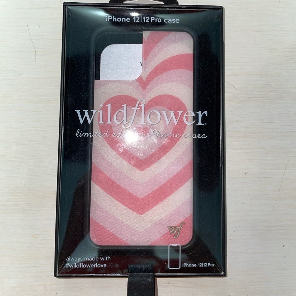 pink wildflower case